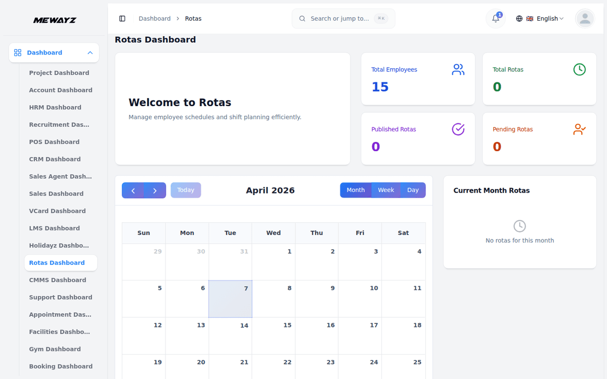 Mewayz Staff rotas & scheduling for hotels