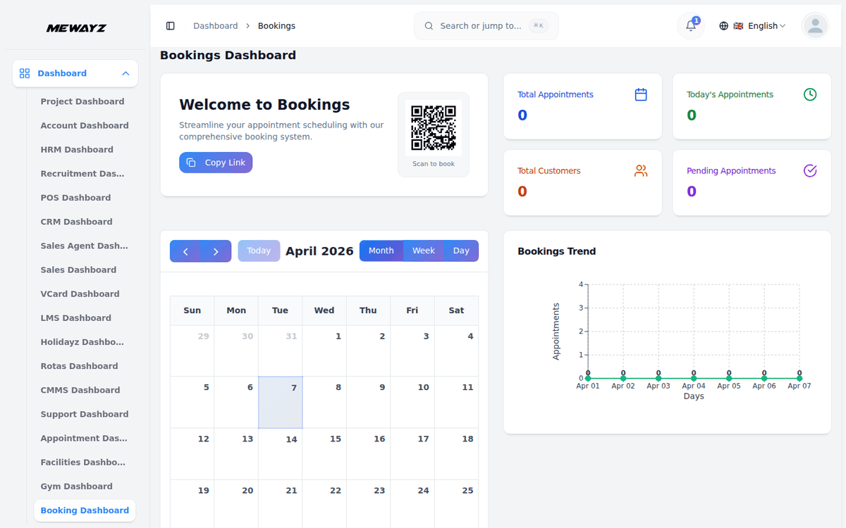 Mewayz Reservations & booking for hotels
