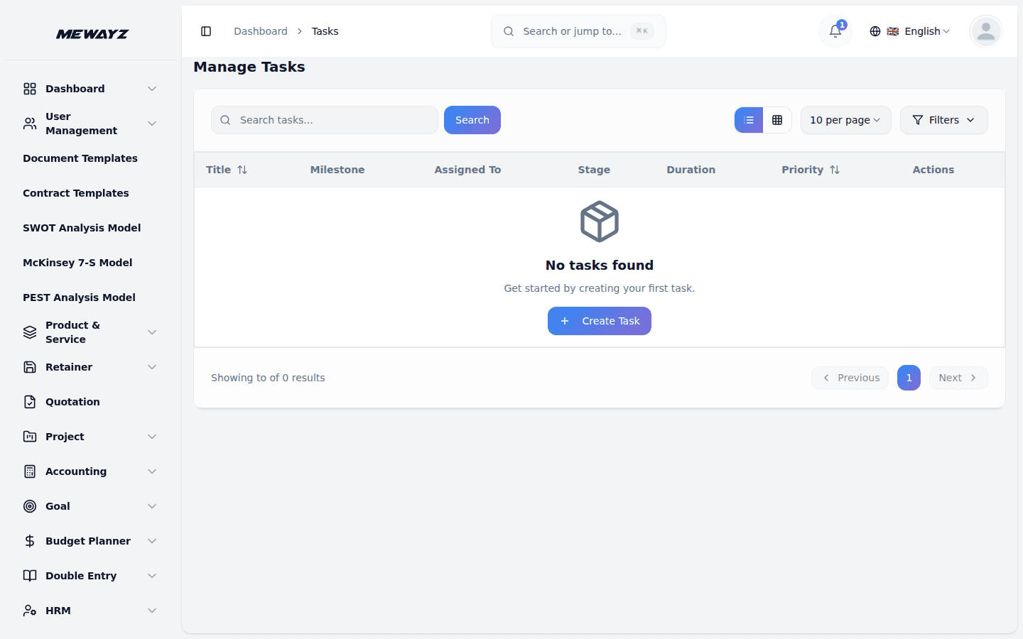 Mewayz simple task lists with built-in CRM and accounting alongside