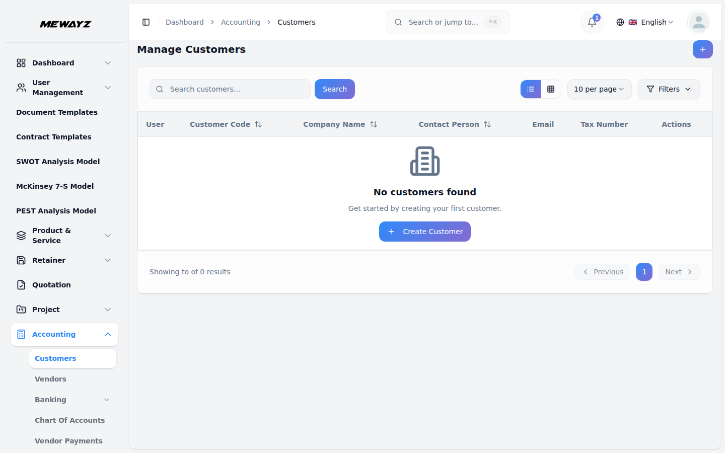 การจัดการลูกค้า - Mewayz White Label