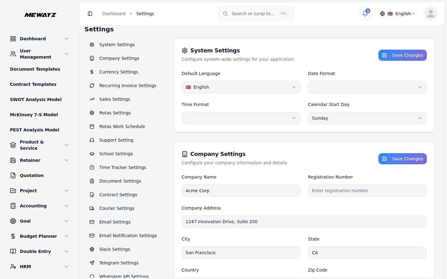 ข้อความแบรนด์ - Mewayz White Label