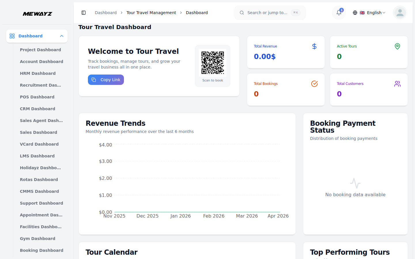 Tour & Travel - Mewayz