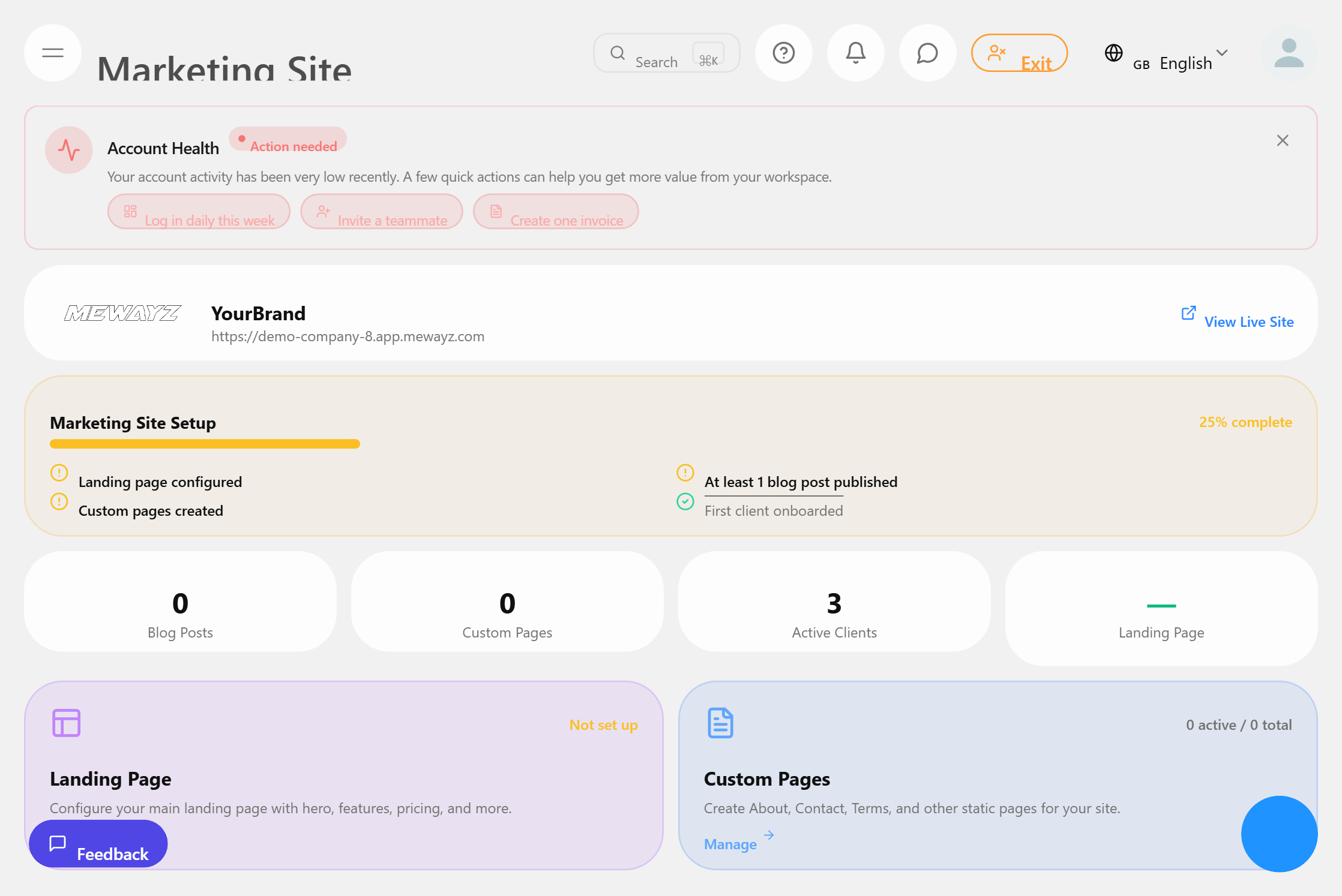 เครื่องมือสร้างเว็บไซต์การตลาดแบบไวท์เลเบล